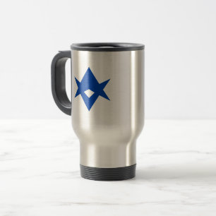 Caneca de Viagem com Bandeira da Cidade de Toyota,
