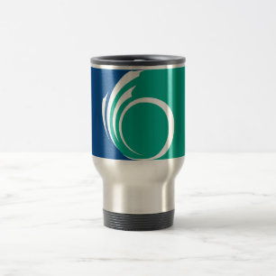 Caneca de Viagem com Bandeira de Ottawa, Canadá