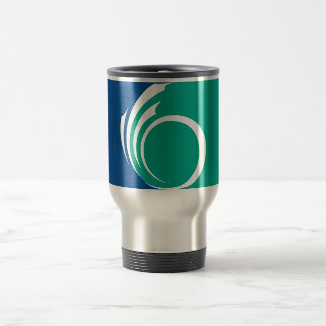 Caneca de Viagem com Bandeira de Ottawa, Canadá (Centro)