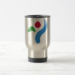 Caneca de Viagem com Bandeira de Seul, Coreia do S