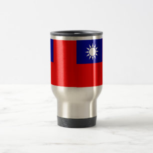 Caneca de viagem com Bandeira de Taiwan