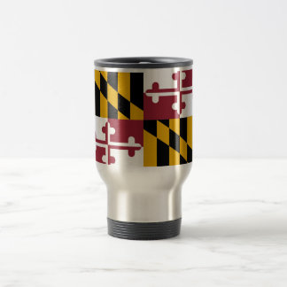 Caneca de viagem com Bandeira do Estado de Marylan