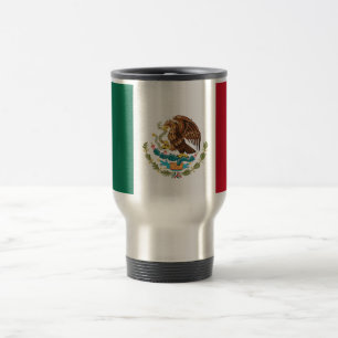 Caneca de viagem com Bandeira do México