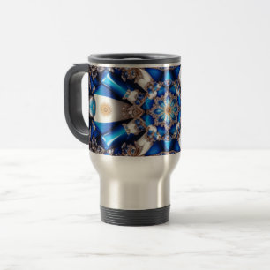 Caneca de viagem com Design de cores argentinas