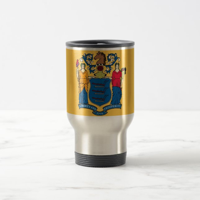 Caneca de viagem com Flag of New Jersey State - EU (Centro)