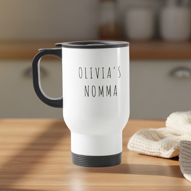 Caneca de Viagem com Foto da Vovó Personalizada |  (Criador carregado)