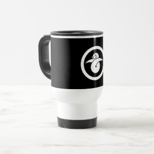 Caneca de viagem com ganso selvagem em círculo