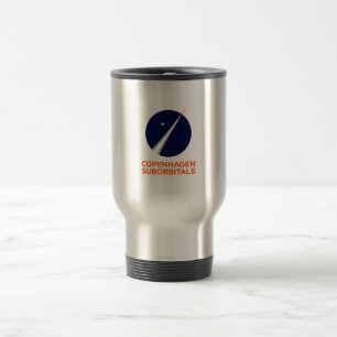 Caneca de viagem com logotipo de Copenhaga