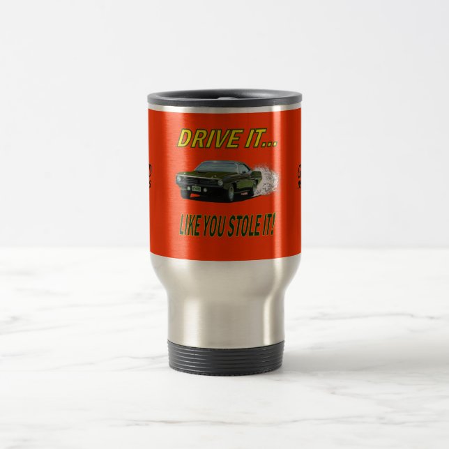 Caneca de viagem com "MOVIMENTAÇÃO, COMO VOCÊ (Centro)
