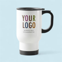Caneca de viagem com o Promocional de logotipo da