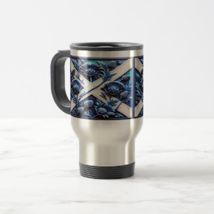 Caneca de viagem com o Scottish Thistles Design
