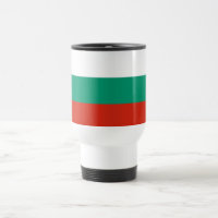 Caneca de viagem com pavilhão da Bulgária