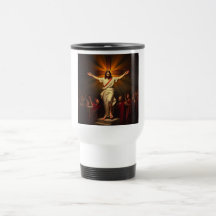 Caneca de Viagem Cristo Ressuscitado