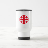 Caneca de Viagem Cruz de Cruzado Templário de Jeru
