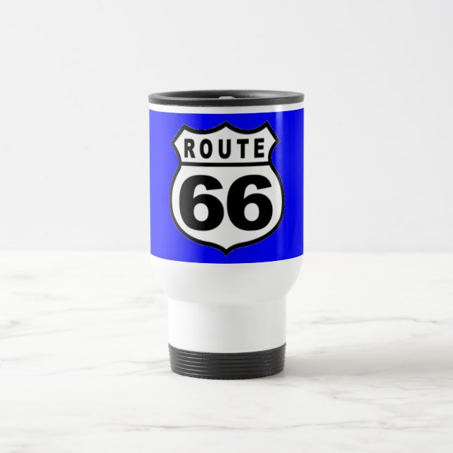 CANECA DE VIAGEM DA AMERICANA DA ROTA 66 DO (Centro)