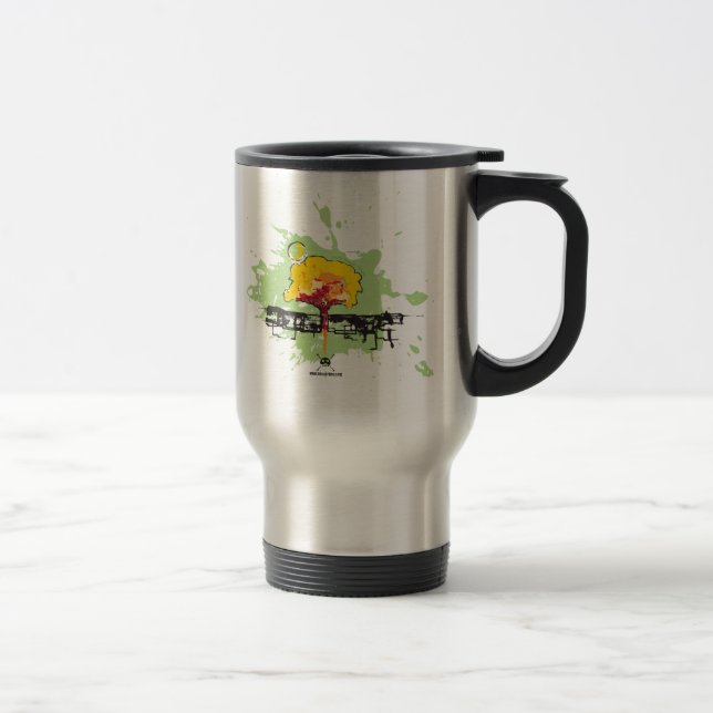 Caneca de viagem da árvore (Direita)