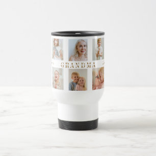 Caneca de viagem da avó personalizada   Fotos pers