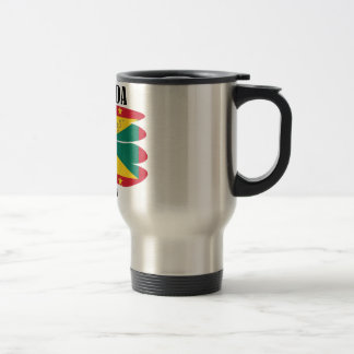 Caneca de viagem da bandeira de Grenada