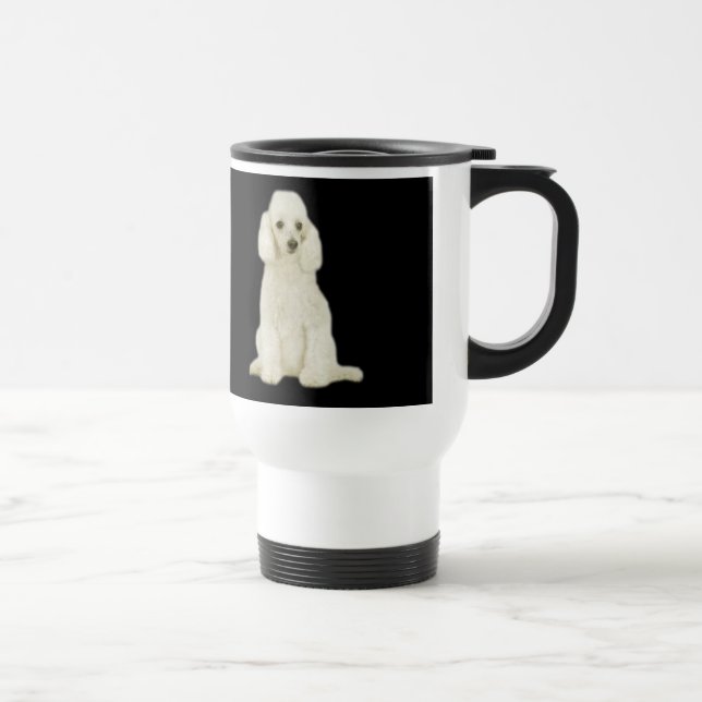 Caneca de viagem da caniche (Direita)