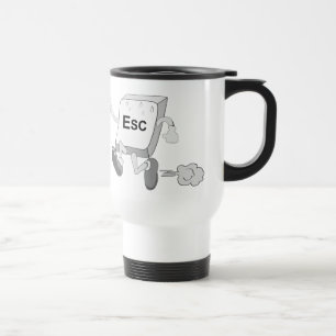 Caneca de viagem da chave de escape