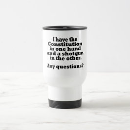 Caneca de viagem da constituição