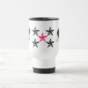 Caneca de viagem da estrela do rock