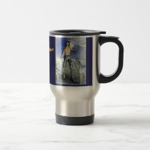 Caneca de viagem da fantasia do Lobo-Encantador