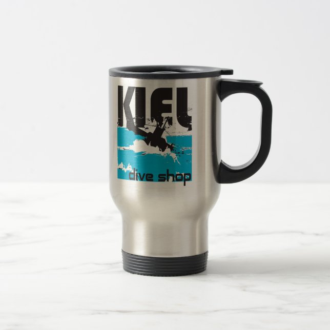 Caneca de viagem da loja do mergulho de Kiel (Direita)