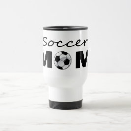Caneca de viagem da mãe do futebol
