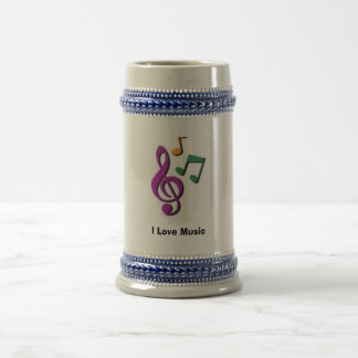 Caneca de viagem da música