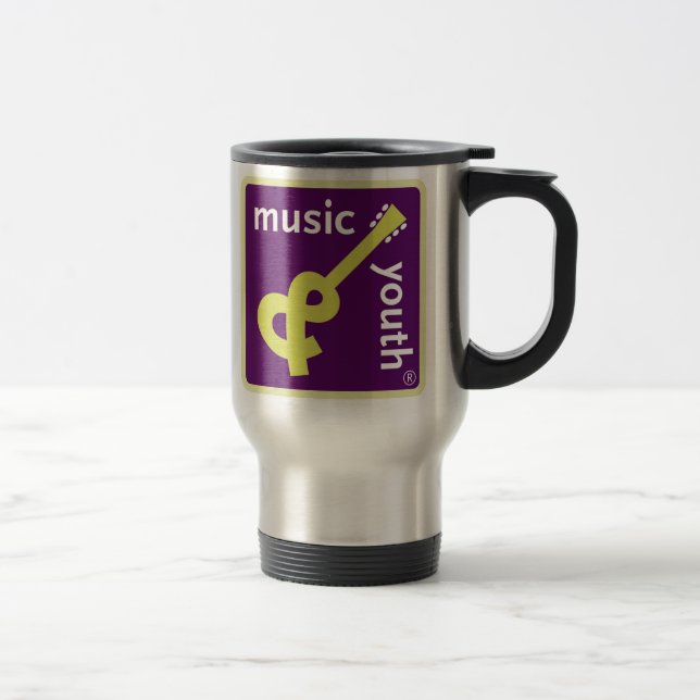Caneca de viagem da música e da juventude (Direita)