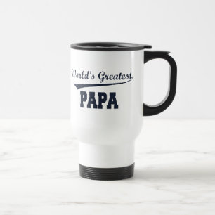 Caneca de viagem da papá do mundo a grande
