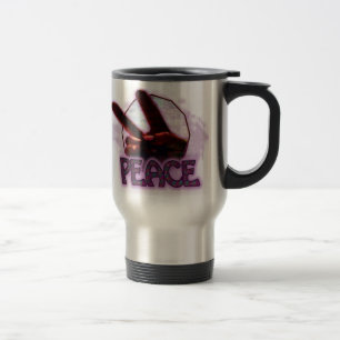 Caneca de viagem da paz
