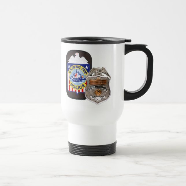 Caneca de viagem da polícia de Columbo (Direita)