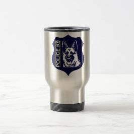 Caneca de viagem da polícia K9