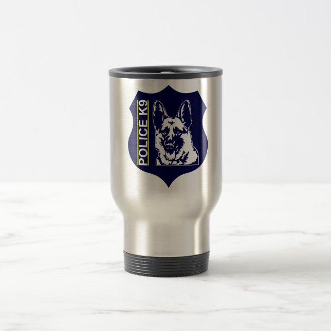 Caneca de viagem da polícia K9 (Centro)