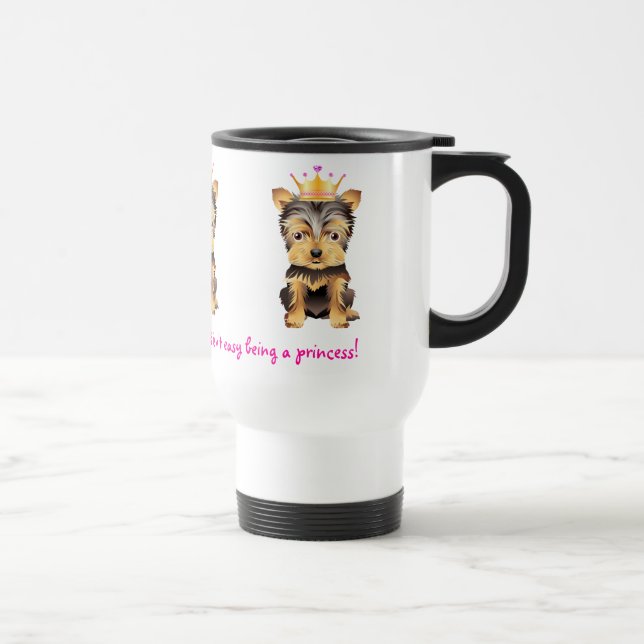 Caneca de viagem da princesa Cão Café do yorkshire (Direita)