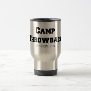 Caneca de viagem da reminiscência do acampamento