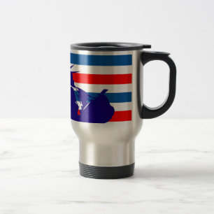 Caneca de viagem da senhora Liberdade