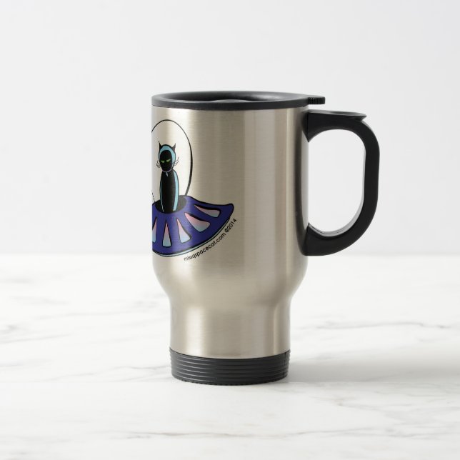 Caneca de viagem da senhorita Q Spacecat (Direita)