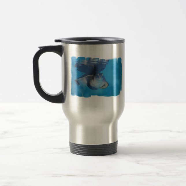 Caneca de viagem da tartaruga de mar do bebê (Esquerda)