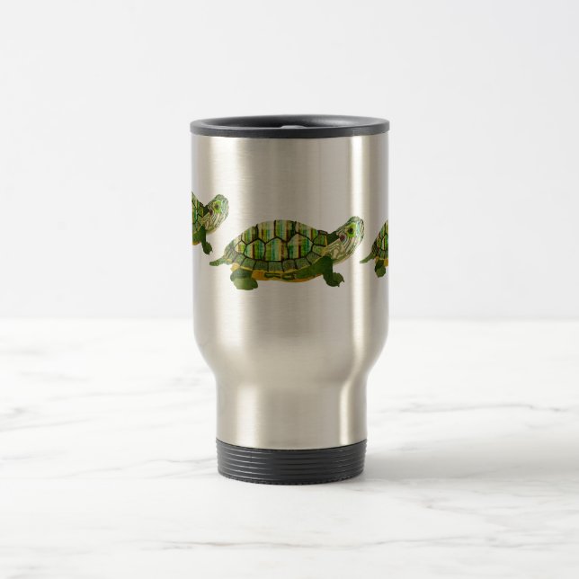 Caneca de viagem da tartaruga do jade (Centro)