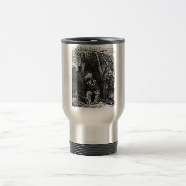 Caneca de viagem da tribo indiana (Centro)