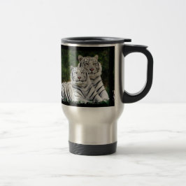 Caneca de viagem da viagem ao trabalho do tigre do
