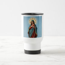 Caneca de viagem da Virgem Maria Abençoada