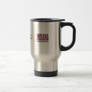 Caneca de viagem da vodca de Indiana
