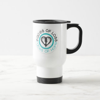 Caneca de viagem das caras