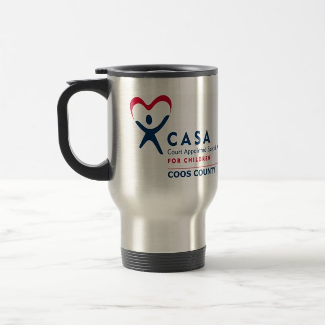 Caneca de viagem das CASAS (Esquerda)