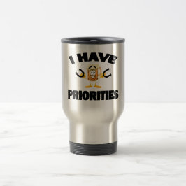 Caneca de viagem das ferraduras