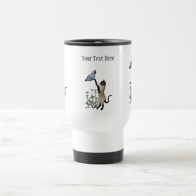 Caneca de viagem das mariposas siamesas (Centro)